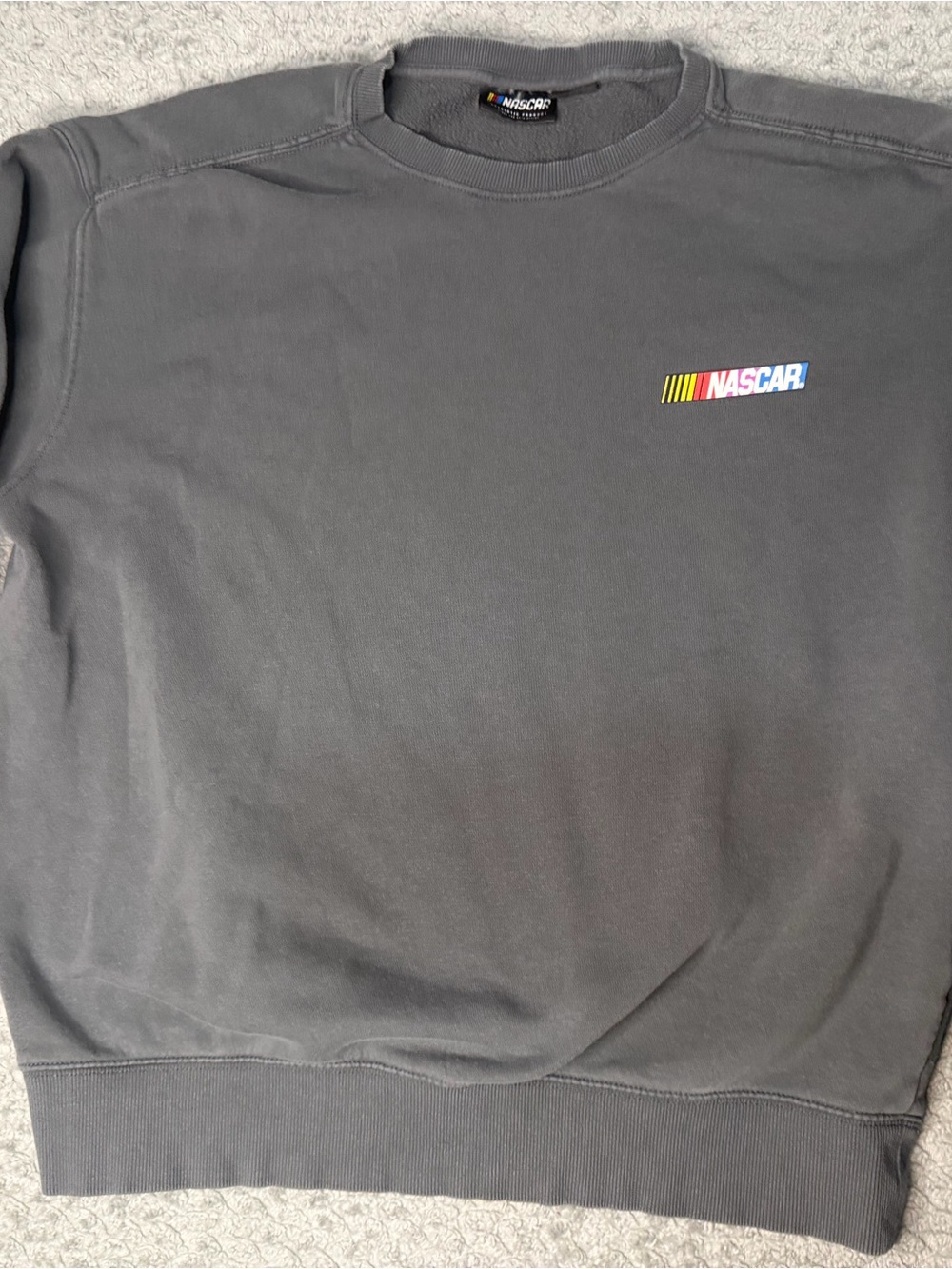 Nascar Men's Crewneck Sweatshirt - Charcoal